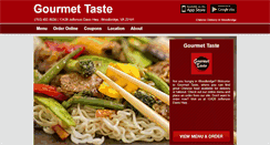Desktop Screenshot of gourmettastewoodbridge.com
